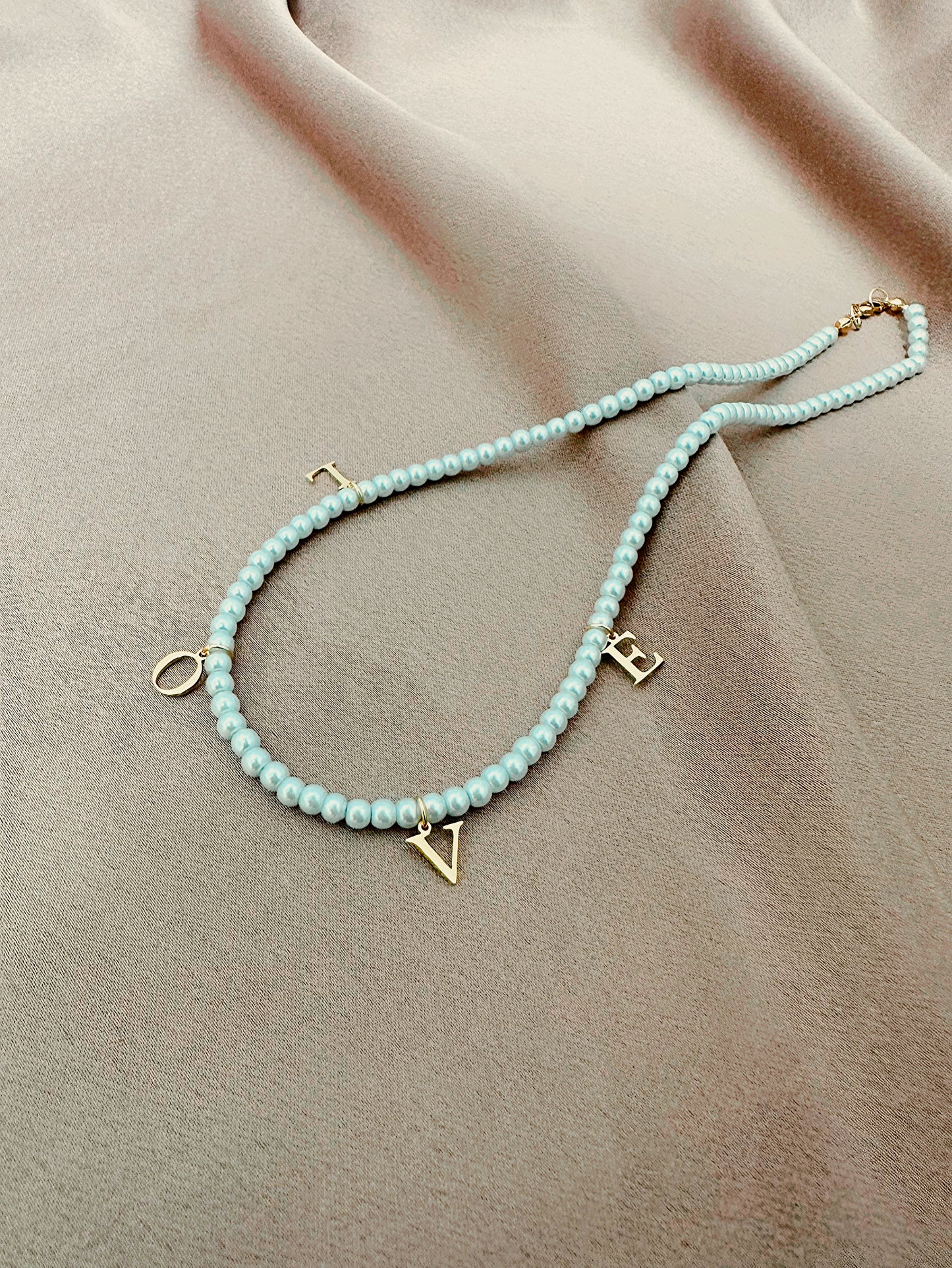 Personalized initial necklace