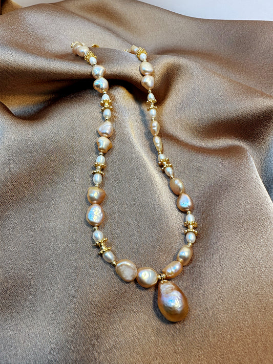 fresh water pearl necklace