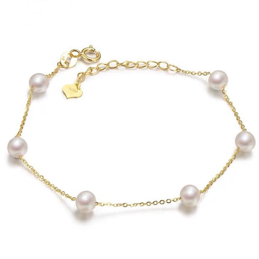 Floating Pearl Bracelet